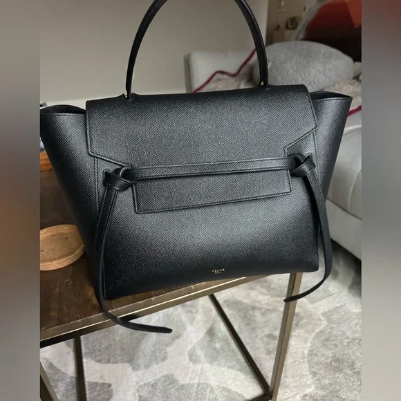 Celine Belt Bag Mini – Black & Gold – Full Set - Picture 6 of 14